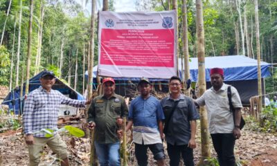 Rombongan DPRD Raja Ampat saat tinjau areal pertambangan di Pulau Batan Pele dan Mainyaifuin. (Foto: Istimewa)